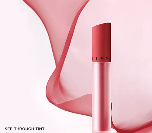JUNG SAEM MOOL LIP-PRESSION See-Through Tint 0.14 Fl Oz, Soft Blurred Velvet Tint with Lightweight Long lasting Hydration, Seamless Fit Texture, Mood Tone Color, Korean Lip Makeup (PINK TULLE)