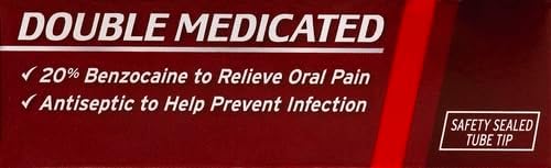 Orajel 3X for Toothache & Gum Pain: Maximum Gel Tube 0.42oz - from #1 Oral Pain Relief Brand for Instant Pain Relief (Pack of 2)
