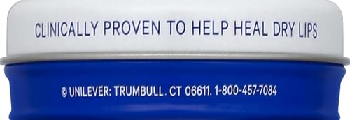 Vaseline Lip Therapy Lip Balm Tin, Original, 0.6 oz