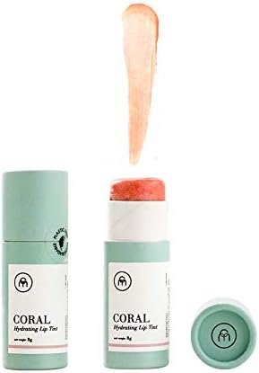 Coconut Matter Lip Balm – Handmade Vegan Coconut Lip Balm with Pink Tint - Hydrating Lip Balm with Natural Coconut Oil, CORAL