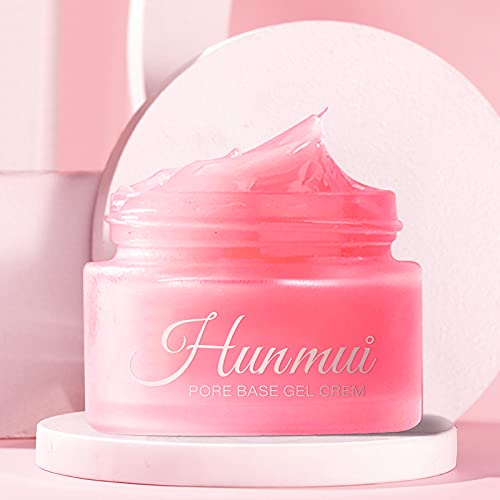 Hunmui Face Primer Pore Base Gel Cream，Magical Perfecting Base Face Primer Under Foundation Anti-Aging WrinklesShrink Pore Remove Fine LinesExfoliatingAnti-Oxidation.1Pcs