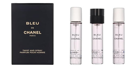 CHANEL Bleu Eau de Parfum Twist & Spray 3 Refills x 20ml
