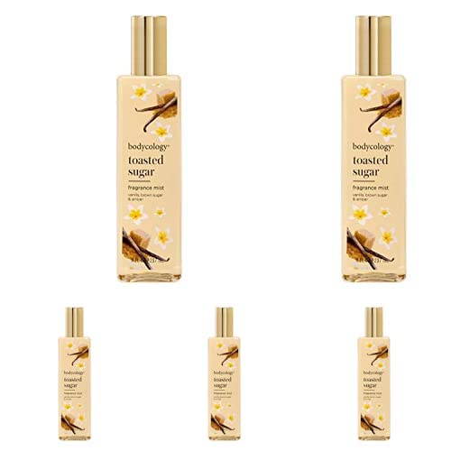 Bodycology Toasted Sugar Fragrance Mist for Women, 8 Fl Oz (455004008) (Pack of 5)