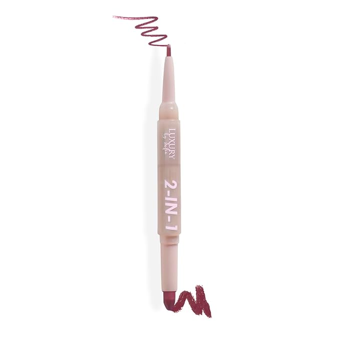 2 in 1 Lipstick Lipliner Retractable Pencil Semi Vegan,