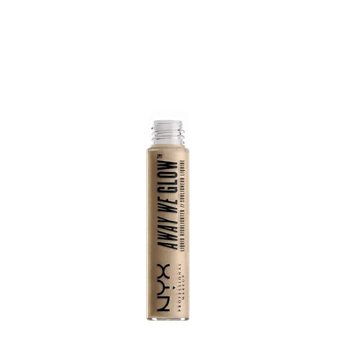 NYX Professional Makeup Away We Glow Liquid Highlighter, Daytime Halo, 0.22 Fluid Ounce