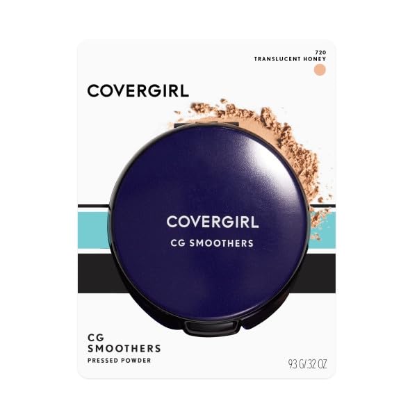 COVERGIRL Smoothers Pressed Powder, Translucent Medium, Face Powder, Luminous Look