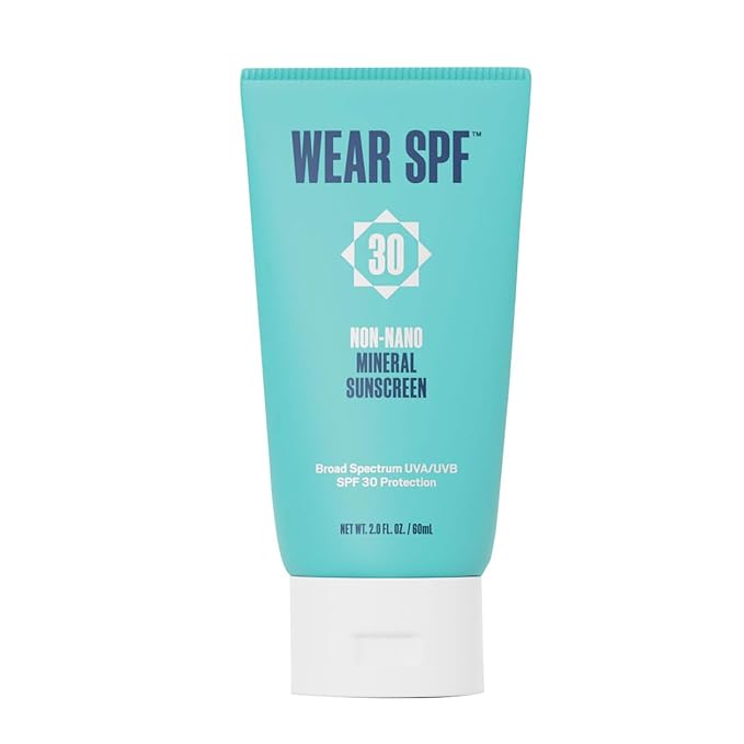 Non-Nano Mineral Sunscreen SPF 30 broad-spectrum reef-safe Zinc Oxide lotion for face and body, 2 oz