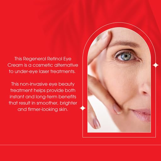 Consult Beaute Regenerol Retinol Eye Cream - Line Minimizing Orbital Eye Cream - Rejuvenating - Hyaluronic Acid - 0.5 oz