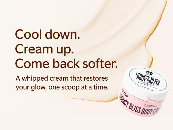 SOLME Brazilian Bum Bum Body Lotion Bouncy Bliss | Skin Tightening Body Butter with Coconut & Jojoba Oil, Collagen & Avocado Extract | Glowing Skin | Peach Vanilla Scent | K-Beauty, 6.76 fl. oz.