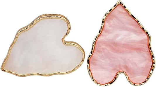2 Pcs Nail Art Palette Ring Nail Color
