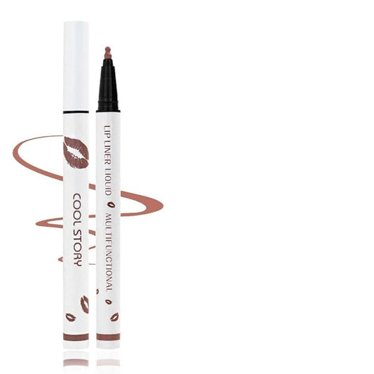 COOL STORY Lip Liner Pencil - Matte Lip Tint Stain Marker - Long Lasting Waterproof 03#