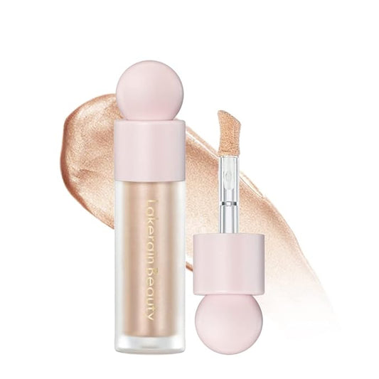 Liquid Highlighter - Luminous Finish Light Liquid Luminizer Makeup Enhanced with Pearl Particles & Botanical Blend, Weightless Dewy Glow for Radiant Skin, Vegan, Cruelty-Free (#02 Starlight)