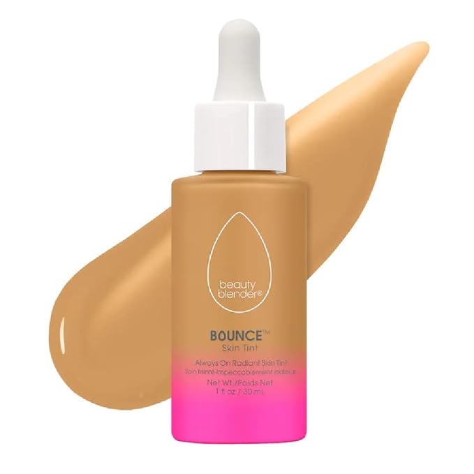 Beautyblender 12-Hour Always on Radiant Skin Tint, Breathable Serum Foundation Stays Put for All Day Long Wear, Infused with Hyaluronic Acid & Niacinamide, Tan 2