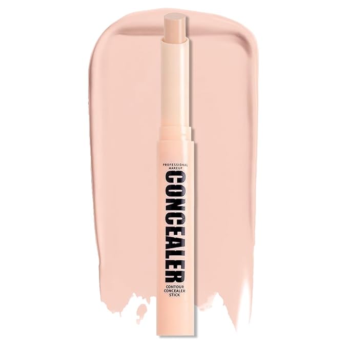 Kaely PROFESSIONAL MAKEUP Correcting Concealer Stick,Medium Coverage Concealer Crayon,under Eye Brightener Concealer for Dark Circles,corrector de ojeras,Lightweight,Vegan,03 LIGHT PINK
