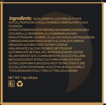 24k gold under-eye patches, 120