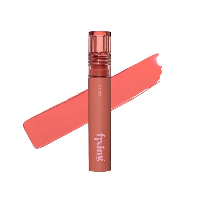 ETUDE Fixing Tint #13 Melange Rose (4g) | Long Lasting High Pigmented Liquid Lipstick | Waterproof Lightweight Matte Finish Lip Stain | Full Coverage | Korean Makeup, Kbeauty
