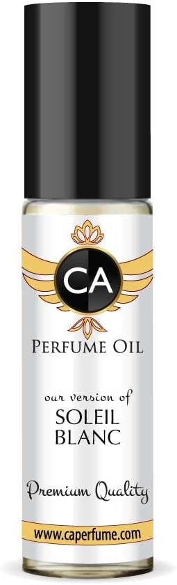 CA Perfume Impression of Soleil Blanc For Women & Men Fragrance Body Oil Roll-On 0.3 Fl Oz/10ml