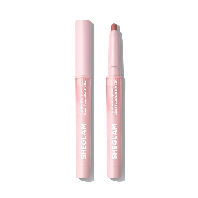 SHEGLAM Cloudline Blur Lip Liner Long Lasting,Vegan & Cruelty-Free Lip Stain-Petal Flush