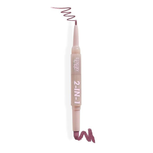 2 in 1 Lipstick Lipliner Retractable Pencil Semi Vegan,