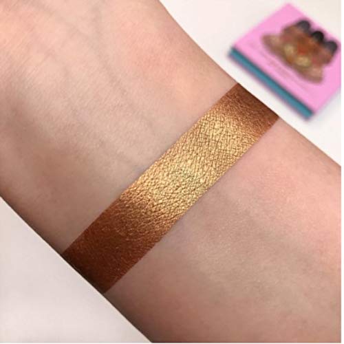 Juvia's Place Highlighter Tribe Glow Vol.1 - Highlighter Powder, Baked Highlighter, Shimmer Highlighter Makeup, Long-Wearing & Illuminating Cheek Highlighter - Suitable for Darker Skin Tones