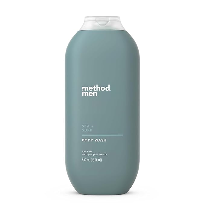 Method Men Body Wash, Sea + Surf, Paraben and Phthalate Free, 18 fl oz (Pack of 1)