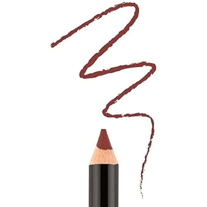 BODYOGRAPHY: Cream Lip Pencil (Merlot): Dark Red Wooden BODYOGRAPHY:
