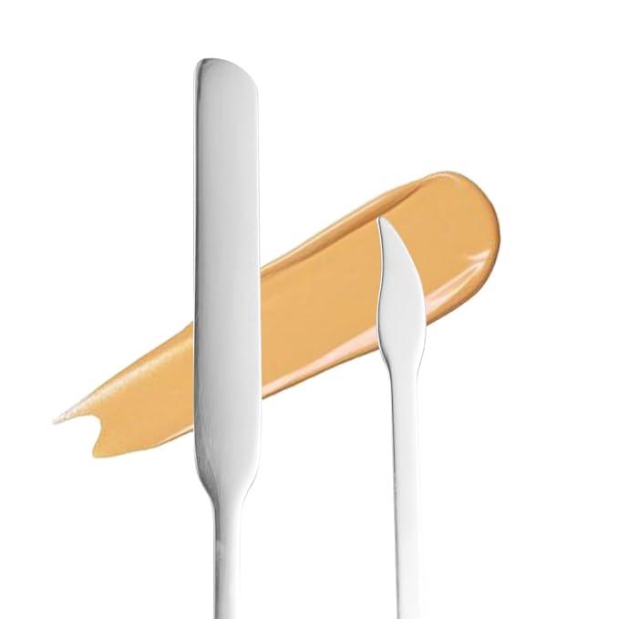 3pcs Cosmetic Mixing Makeup Spatula Nail Art Palette,Spoon