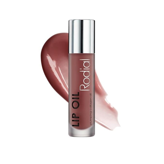 Rodial Plumping Collagen Lip Oil Wild Plum 0.13fl.oz, Vegan Collagen-Infused Lip Oil with Macadamia and Jojoba Oil, Deep Hydration for Fuller-Looking Pout, Ultra-Nourishing Formula for Silky Lips