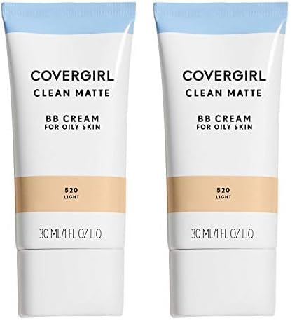 COVERGIRL - Clean Matte BB Cream, Oil-Free, Long-Lasting, of 2)