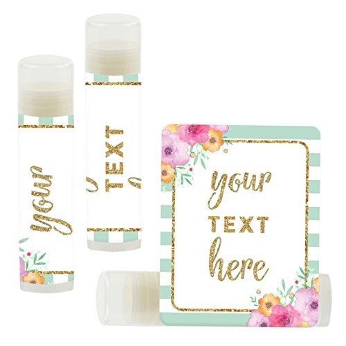 Andaz Press Personalized Lip Balm Party Glitter,