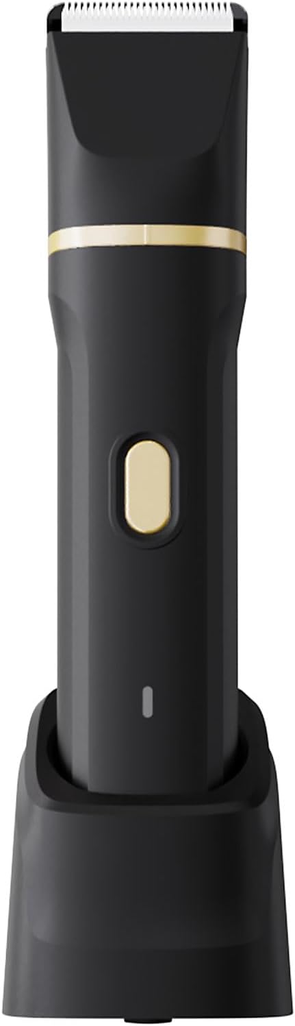 ele ELEOPTION Electric Razors for Women 5-in-1 Waterproof Wet Dry Electric Shaver with USB Charge Dock, Legs Hair Remover, Body Shaver for Beard Bikini Trimmer for Women Black