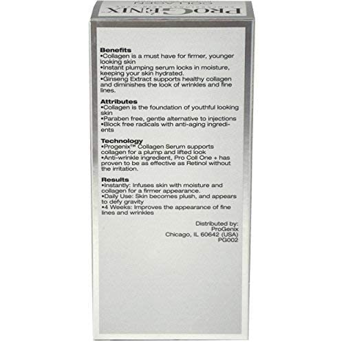 Collagen Face Serum Skin Care Moisturizer Booster. Instant Plumping Serum With Hyaluronic Acid To Plump Fine Lines. 1 Fl Oz