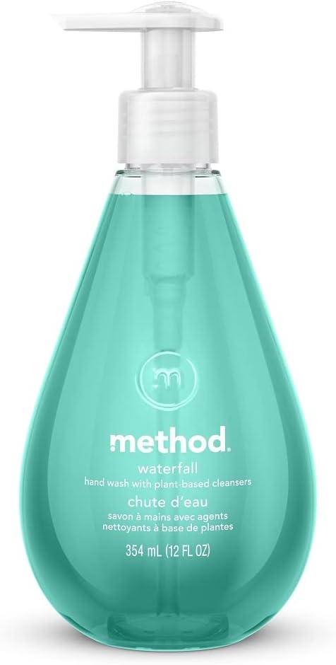 Method Gel Hand Soap, Waterfall, Biodegradable Formula, 12 oz, (Pack of 1)