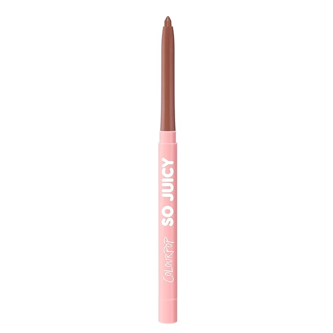 ColourPop So Juicy Plumping Lip Liner with Peptides - Long Lasting Lip Liner for Visibly Plumped & Shaped Lips - Enriched with Smoothing Ceramides & Peppermint - Jaguar (0.01 oz)