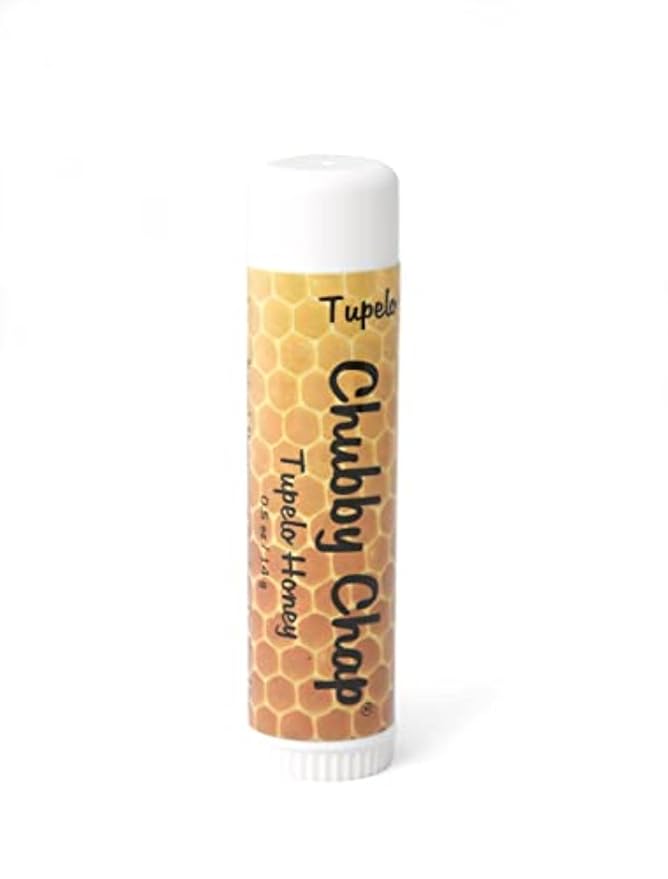 Three (3x) Large Jumbo Chapstick Natural Chapstick - 1/2 Ounce Lip Balm (Tupelo Honey)