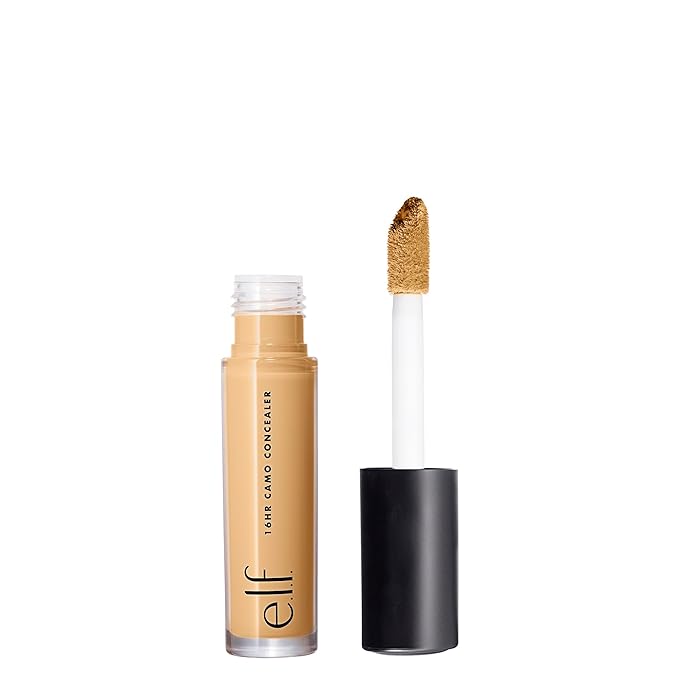 e.l.f. 16HR Camo Concealer, Full Coverage, Highly Pigmented Concealer With Matte Finish, Crease-proof, Vegan & Cruelty-Free,Tan Sand, 0.203 Fl Oz