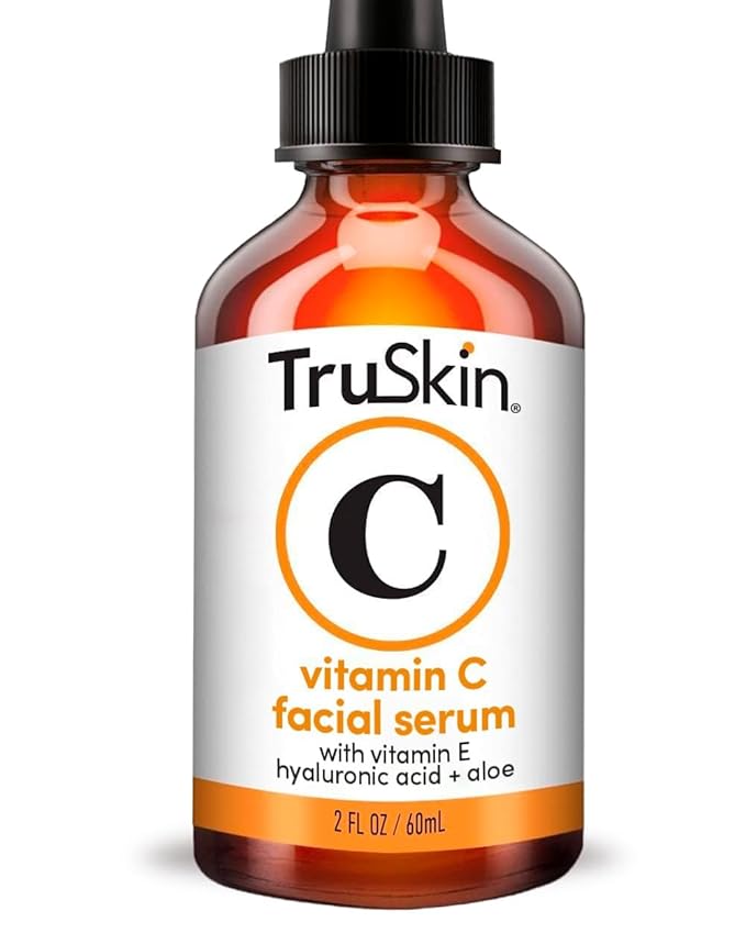 TruSkin Vitamin C Serum For Face – Anti Aging Face Serum with Vitamin C, Hyaluronic Acid, Vitamin E – Brightening Formula – Improve Appearance of Dark Spots, Tone, Fine Lines & Wrinkles, 2 Fl Oz