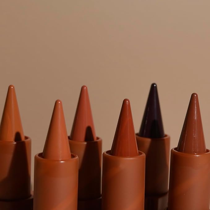 2-in-1 Gradient Lip Liner and Lipstick Lip Combo Set - Achieve Flawless Contour and Gradual Ombre Effect with Easy-to-Use Crayon Form and Cone Tip (2Pcs 07# Mulberry, 2 Count (Pack of 1))