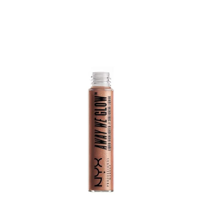 NYX Professional Makeup Away We Glow Liquid Highlighter, Rose Quartz, 0.22 Fluid Ounce