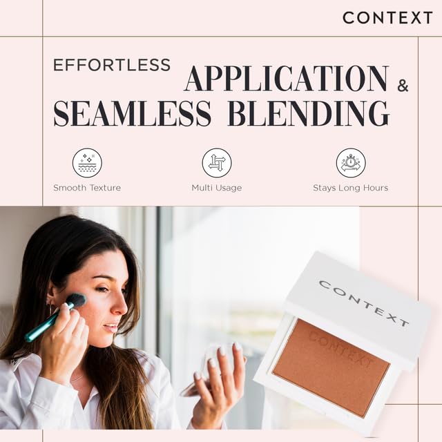 Context Skin Matte Bronzer Powder | Vegan & Cruelty-Free Powder Bronzer for Face | Sun-Kissed Makeup Finish | Long-Lasting, Buildable Coverage Skin Tones | Speed of Sound