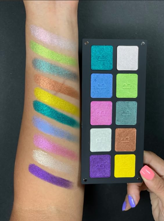 Chromatic Eyeshadow Palette | 10 Vibrant Shades for Unlimited Creativity. (Chromatic 5)