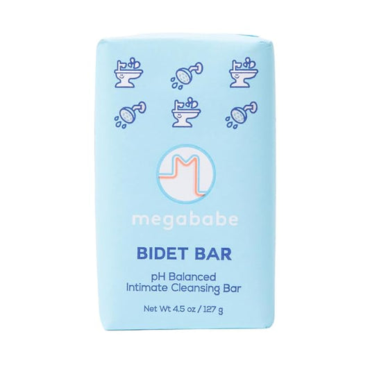 Megababe Bidet Bar | pH Balanced Cleansing Bar for the Entire Intimate Area | 4.5 oz