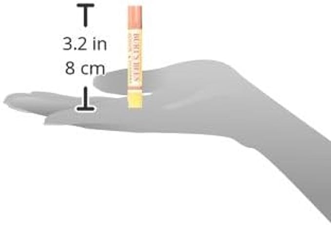 Burt's Bees Shimmer Lip Tint Set, Tinted Lip Balm Stick, Moisturizing for All Day Hydration with Natural Origin Glowy Pigmented Finish & Buildable Color, Caramel (4-Pack)