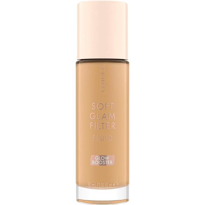 Catrice | Soft Glam Filter Fluid | Luminous Make Up Base & Highlighter for Radiant Complexion | With Vitamin E & Squalene | Vegan & Cruelty Free (40 | Medium Tan)