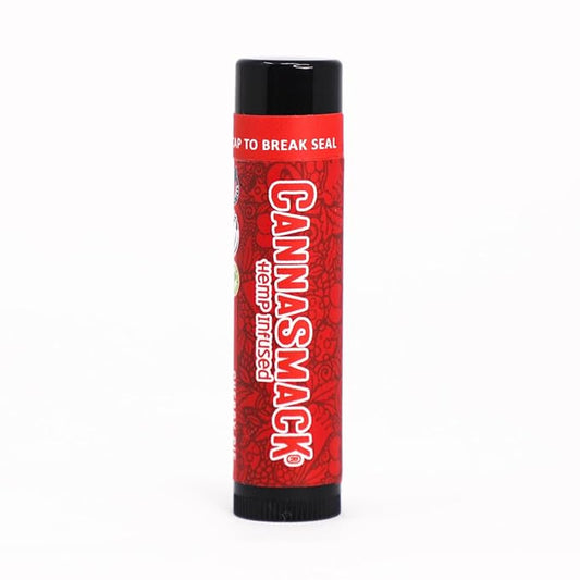 CannaSmack Natural Hemp Lip Balm - Cherry Flavor