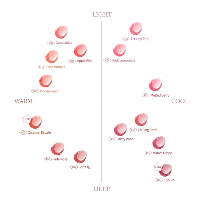 dasique Pure Water Lip Gloss 0.09 oz | Variety of Colors | Dewy Gloss | Buildable Gloss Tesxture | Non-Sticky | K-beauty (#07 Soft Fig)