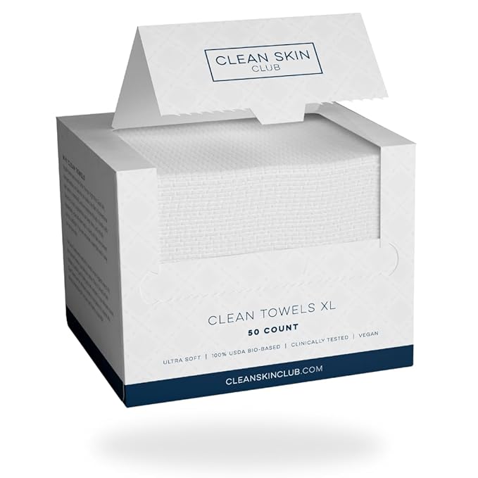 Clean Skin Club Clean Towels XL, USDA Certified