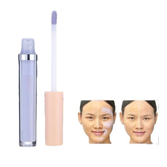 MAEPEOR Liquid Conceal Contour 7 Colors Cream Lightweight Liquid Concealer Contour Makeup for Concealing Blemishes, Brighten Dark Circles (Color 02 Purple)