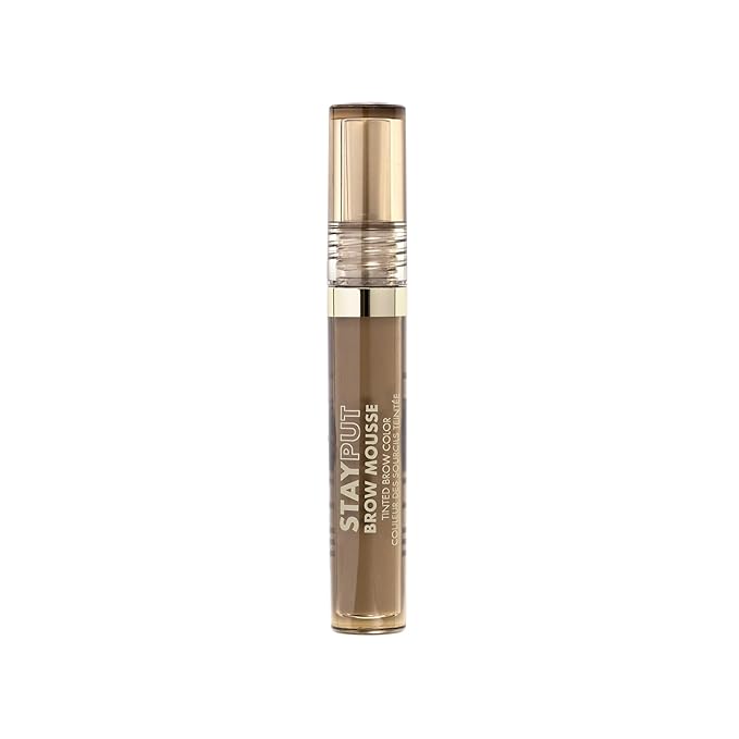 Milani Brow Tint- Stay Put Tinted Brow Mousse, Nourishing, High-Pigment infused with Shea Butter, Jojoba Seed Oil & Panthenol Vitamin B5 - Soft Brown