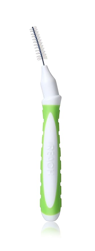 Reach Interdental Brush Wide 1.3mm | Removes up to 30% More Plaque | Special Designed for Gum Protection, PFAS Free | 10 Brushes (Pack of 2)